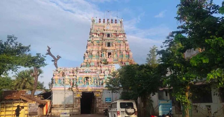 “Thirumanancheri Temple in Tamil Nadu – famous Hindu marriage blessing temple”
