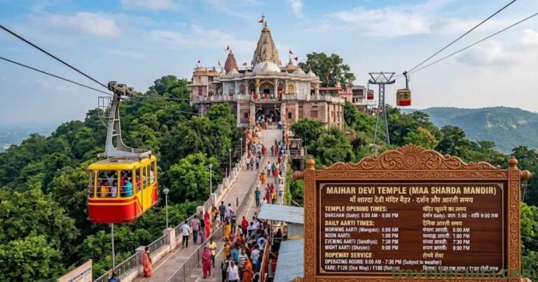 maihar-devi-temple-darshan-and-aarti-schedule--ropeway-service